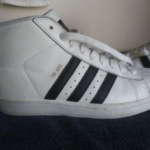 White Adidas shoes